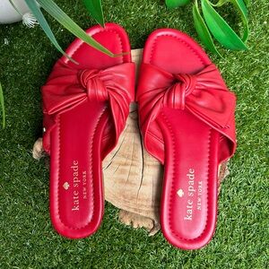 Kate Spade Marcella women Slide in Red size 5.5 new